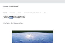 Tablet Screenshot of grenzen-los.de
